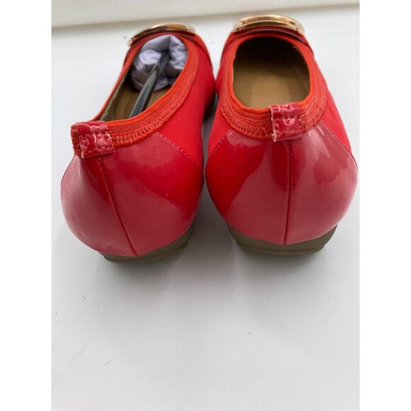 Comfortview Women's The London‎ Flat Hot Red Size 9.5W New/Box - Picture 5 of 13